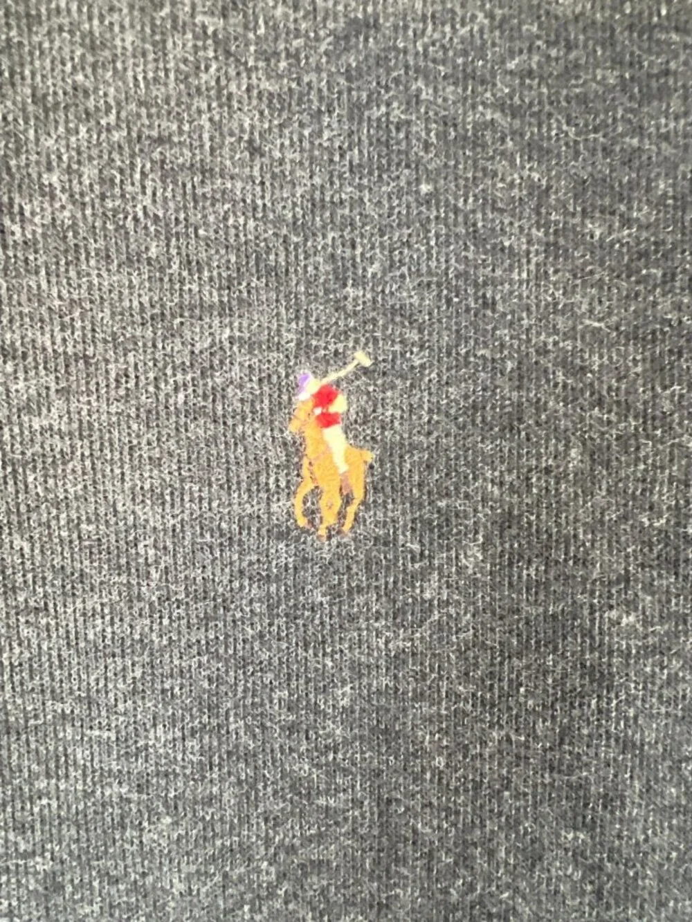 Polo Ralph Lauren Men Size L Estate Rib Half Zip Pullover Black Cotton Sweater - Picture 5 of 12